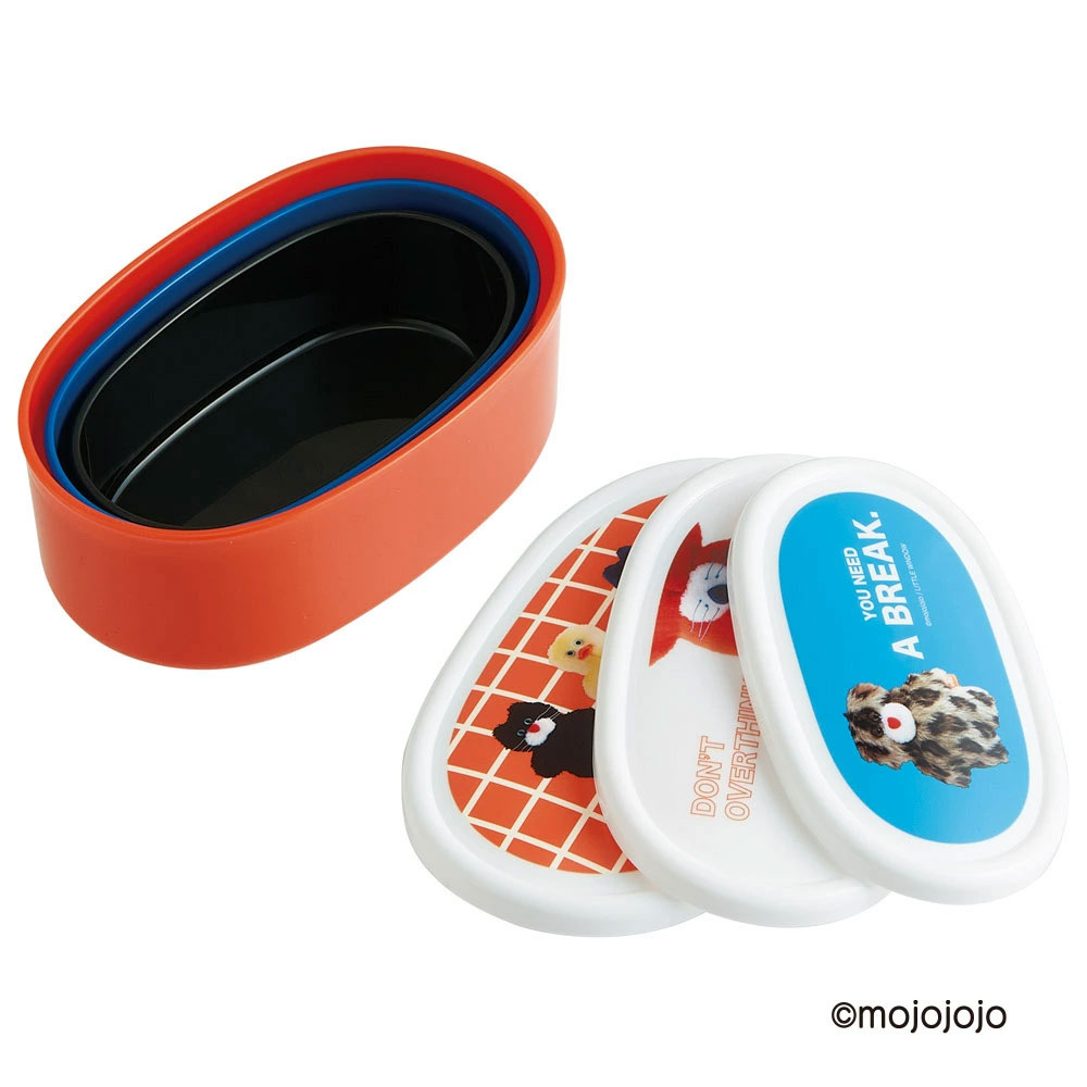 スケーター シール容器 3P キャラクター 保存 容器 セット 3個セット キッズ 可愛い skater SRS3S mojojojo モジョジョジョ グッズ【3個 セット 幼稚園 保育園 子供 子ども 弁当 ランチ】