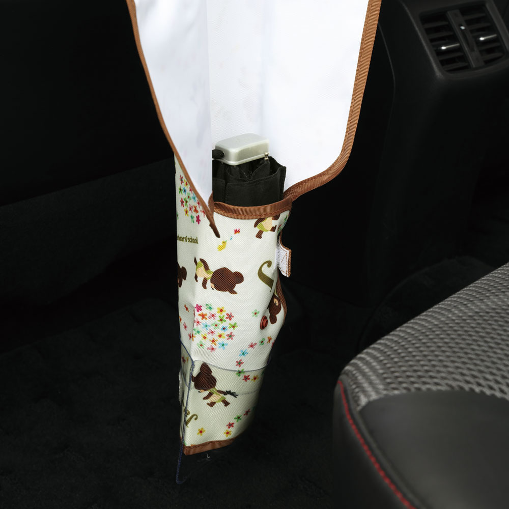 【メール便対象品】 傘 カバー くまのがっこう カー用品 車 便利 CUBC1 スケーター【車内 車中 雨の日 傘入れ 収納 ドライブ グッズ かわいい キャラクター】 【 レイン】