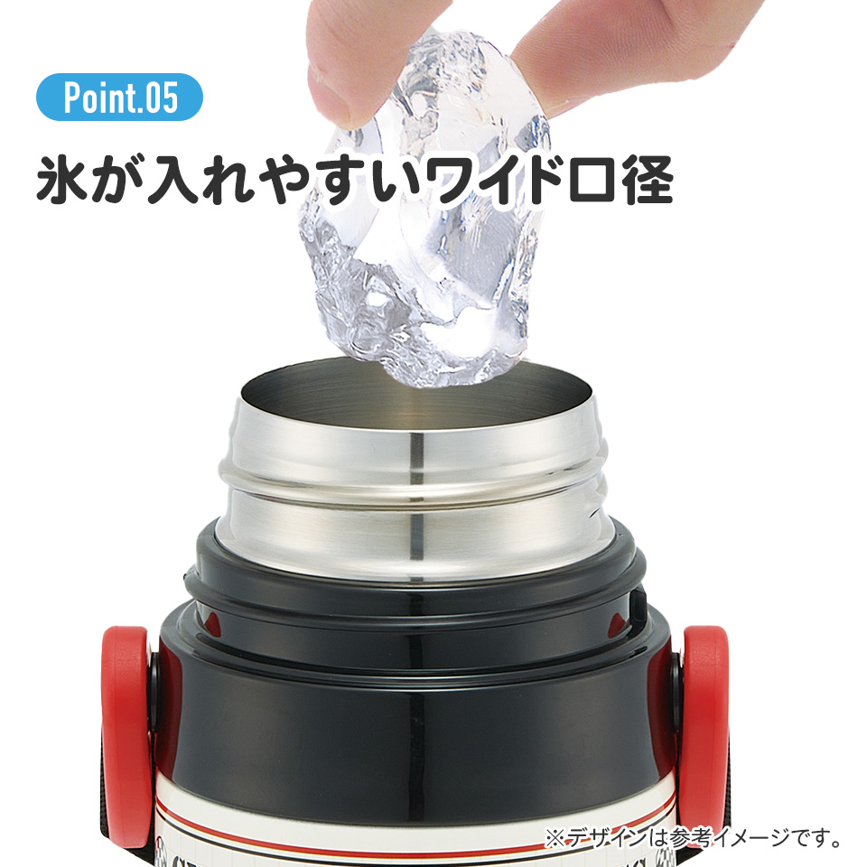 【送料無料】超軽量 直飲み コップ飲み兼用 2WAYステンレスボトル 470ml/430ml カーズ25/SKDC4_4973307689246