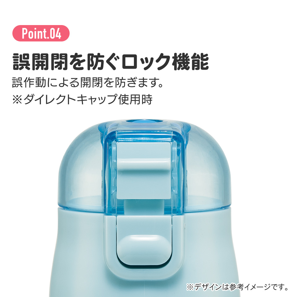 【送料無料】超軽量 直飲み コップ飲み兼用 2WAYステンレスボトル 470ml/430ml ミッキー&フレンズ 風船/SKDC4_4973307689635