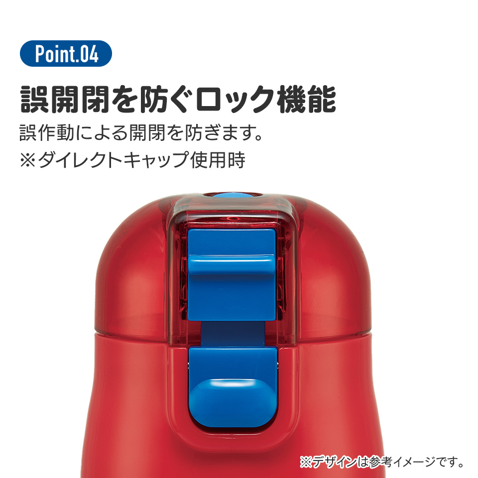 【送料無料】超軽量 直飲み コップ飲み兼用 2WAYステンレスボトル 470ml/430ml スパイダーマン25/SKDC4_4973307689451