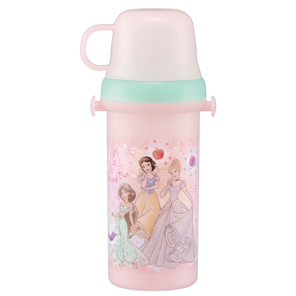 水筒 キッズ プラスチック 直飲み コップ 2WAY ボトル 480ml 約500ml スケーター PSB5KD