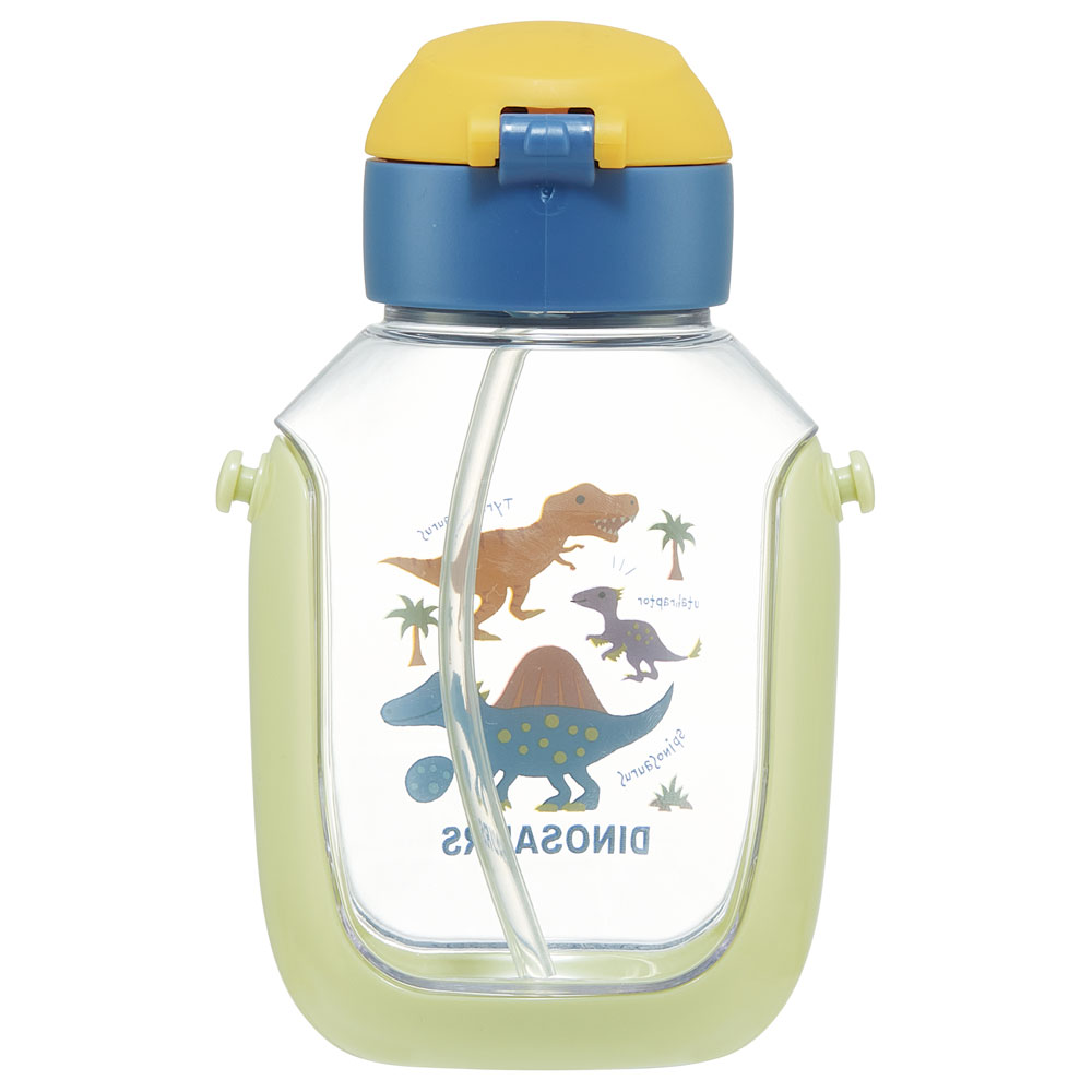 【送料無料】ワンプッシュストローボトル 530ml ディノサウルス ピクチャ/PDSH6DX_4973307633911