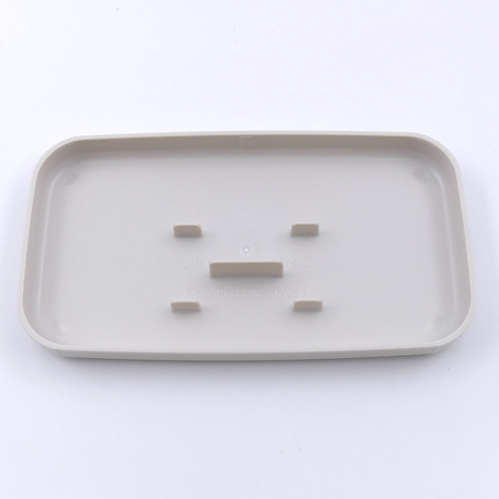 スケーター 弁当箱 スマホスタンド付き 600ml 1段 箸付き 仕切り 食洗機 レンジ 対応 日本製 skater PLB6SSH ベージュ 色 無地