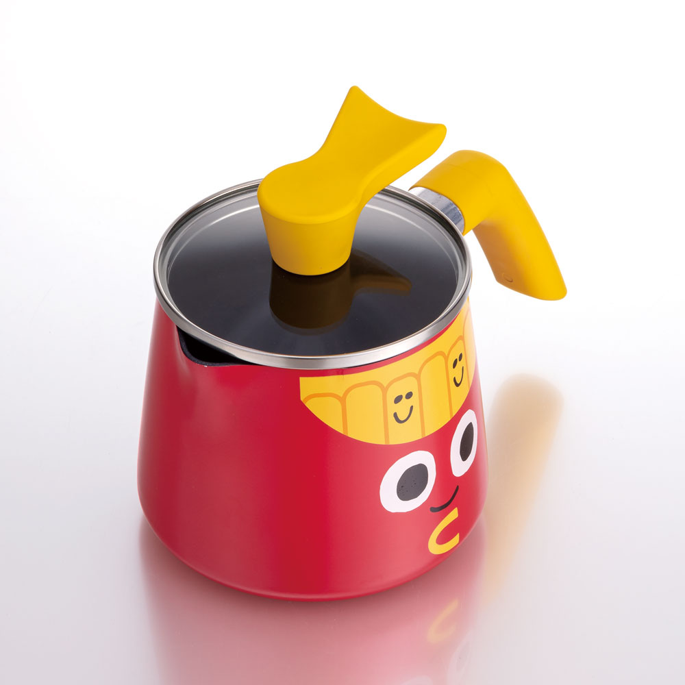 マルチポット 1.3L 1300ml 鍋 なべ 片手鍋 ガス火用 調理器具 調理 料理 スケーター skater ANMP1 バーガーコンクス BURGER CONX 男の子 女の子