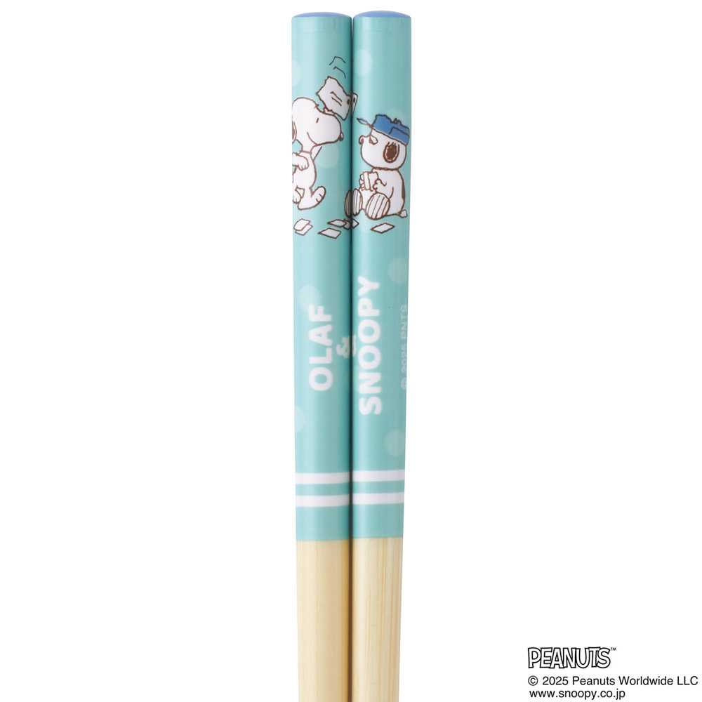 【メール便対象品】 スケーター お箸 子供 竹箸 21cm かわいい プレゼント オシャレ 箸 キッズ キャラクター skater ANT4J オラフ スヌーピー SNOOPY ピーナッツ 女性 レディース【小学校 プレゼント プチギフト すべり止め加工】