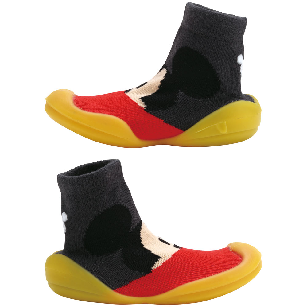 ソックス シューズ ギフトボックス M 12.6cm ベビー 靴 赤ちゃん BSSHL3G スケーター skater ミッキーマウス ミッキー Mickey 男の子 女の子【キャラクター 靴下 くつ クツ ファーストシューズ】