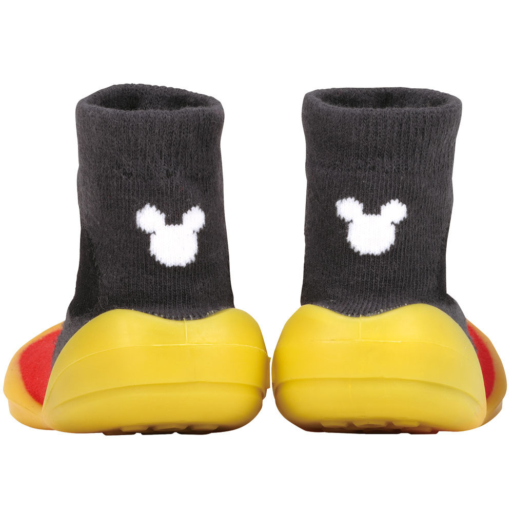 ソックス シューズ M 12.6cm ベビー ファースト シューズ 靴 赤ちゃん BSSHL3 スケーター skater ミッキーマウス ミッキー Mickey 男の子 女の子【キャラクター 靴下 くつ クツ ファーストシューズ 室内履き ベビーシューズ 子供】