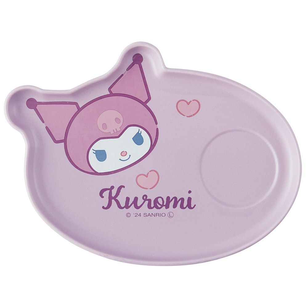 スケーター 陶器製 モーニングセット カップ プレート セット 食器 皿 キャラクター かわいい skater CHMS1 クロミ クロミちゃん サンリオ 女の子 女子【マグカップ コップ お皿 レンジ 食洗機 対応 プレゼント】