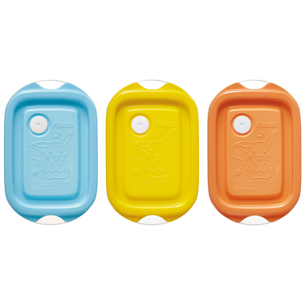抗菌 保存 容器 240ml 3個入り セット 食品 シールボックス FCN0AG スケーター skater ポケットモンスター ポケモン ピカチュウ 男の子