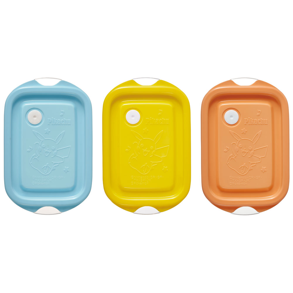 抗菌 保存 容器 300ml 3個入り セット 食品 シールボックス FCN1RAG スケーター skater ポケットモンスター ポケモン ピカチュウ 男の子
