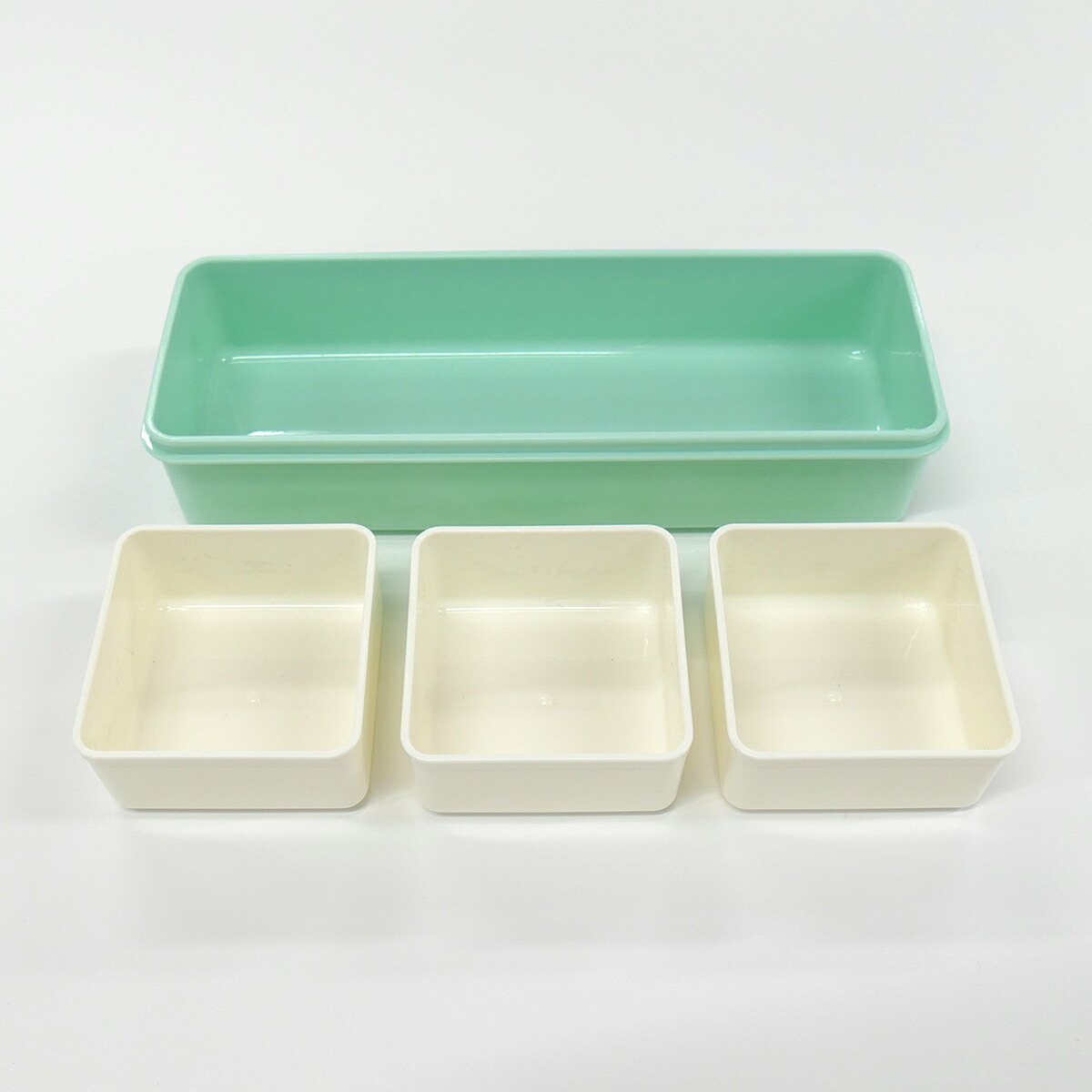 大阪府立大学×スケーター株式会社コラボ商品 栄養バランス弁当箱 900ml パウダーパステル グリーン/SSLW9B_536403