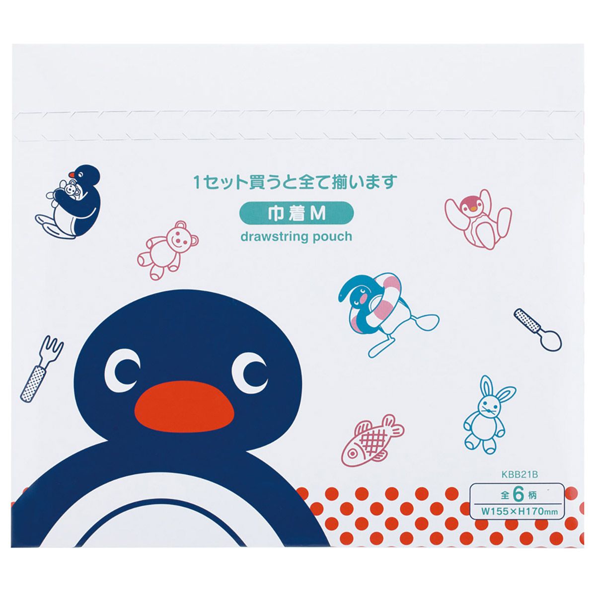 【送料無料】スケーター キャラクター ミステリーボックス巾着 M 全6種類 レアデザイン1種類 KBB21B skater ピングー PINGU ペンギン 女の子 レディース【ブラインド ランチ巾着 ランダム お楽しみ サプライズ】