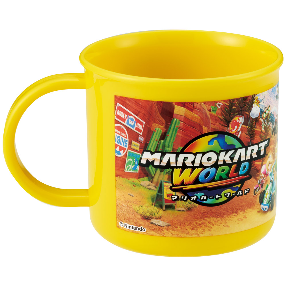 スケーター 200ml プラスチック コップ 幼稚園 子供 プラコップ 割れにくい 食洗機対応 skater KE4A マリオカートワールド マリオ MARIO 男の子 男子 男児【キャラクター 子供用食器 子ども こども 保育園】