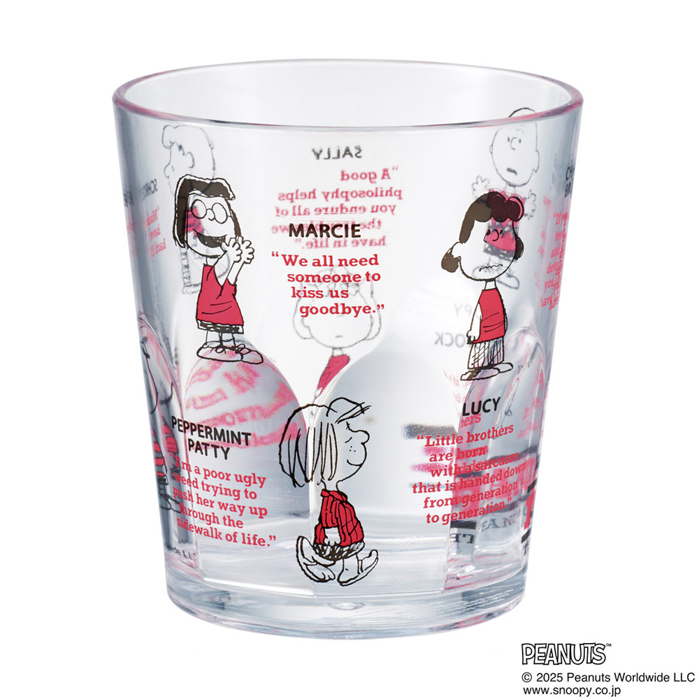 スケーター アクリル コップ 割れにくい 280ml プラスチック 子供 キッズ キャラクター skater KSA4J GANG スヌーピー SNOOPY ピーナッツ 女性【透明 クリア アクリルコップ 洗面所 タンブラー】