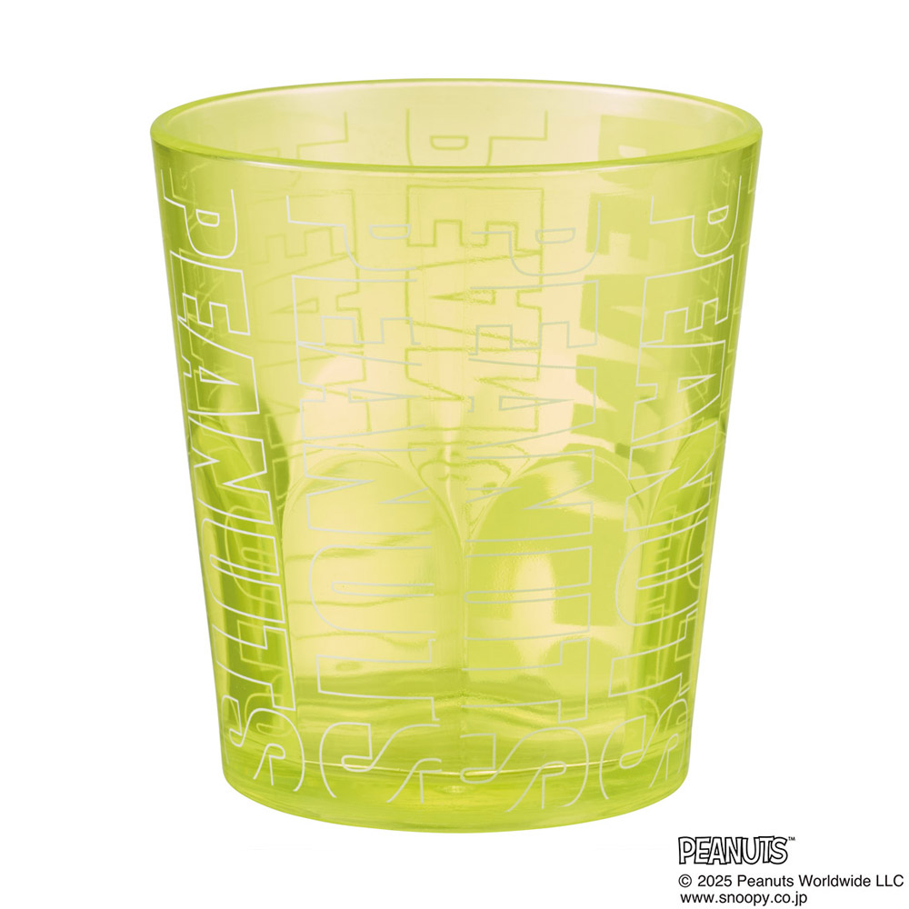 スケーター アクリル コップ 割れにくい 280ml プラスチック 子供 キッズ キャラクター skater KSA4J スヌーピー ネオンカラー イエロー SNOOPY ピーナッツ【透明 クリア アクリルコップ 洗面所 タンブラー】