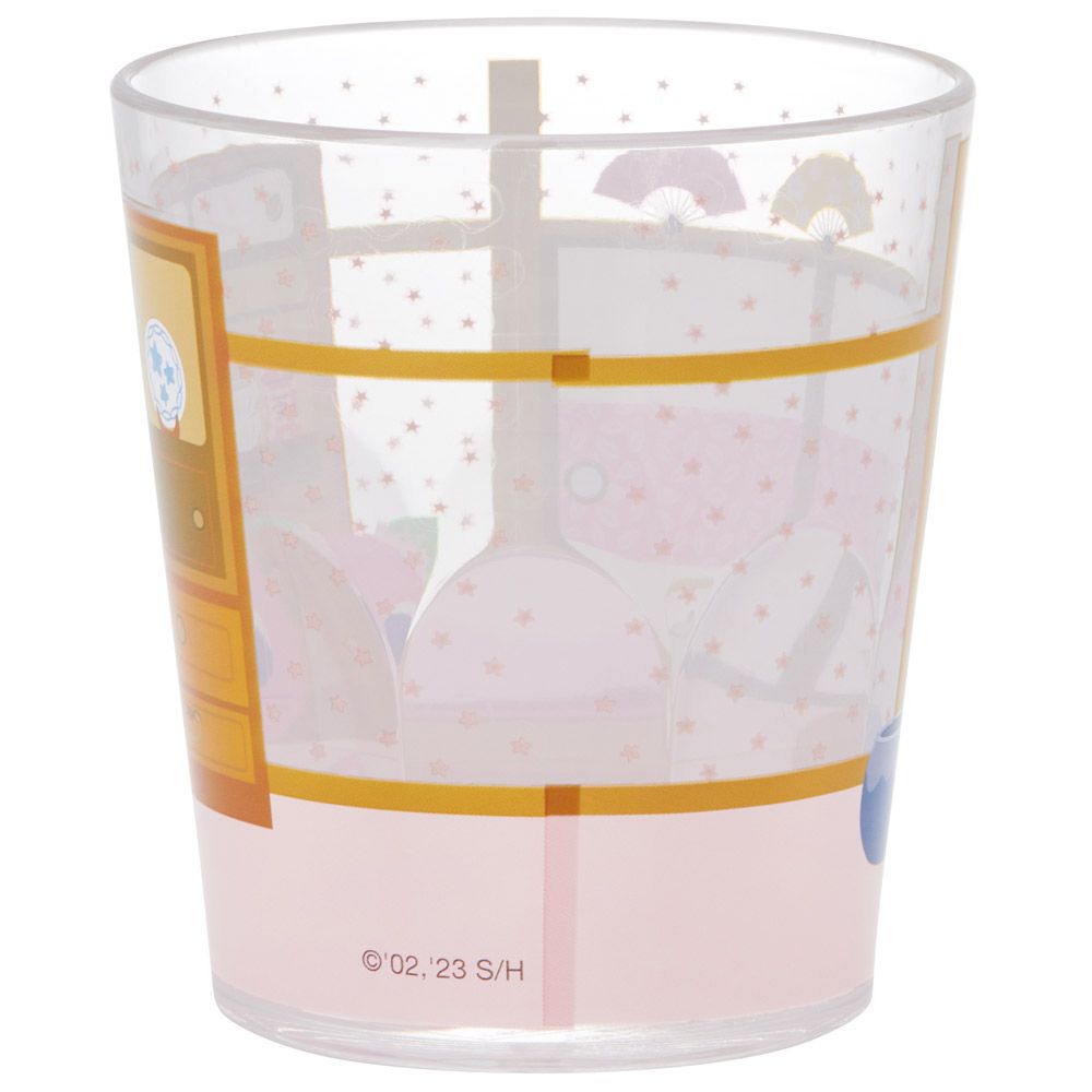 スケーター アクリル コップ 割れにくい 280ml プラスチック 子供 キッズ キャラクター skater KSA4J お茶犬 サクラ 部屋 さくら茶猫 グッズ【透明 クリア アクリルコップ 洗面所 タンブラー】