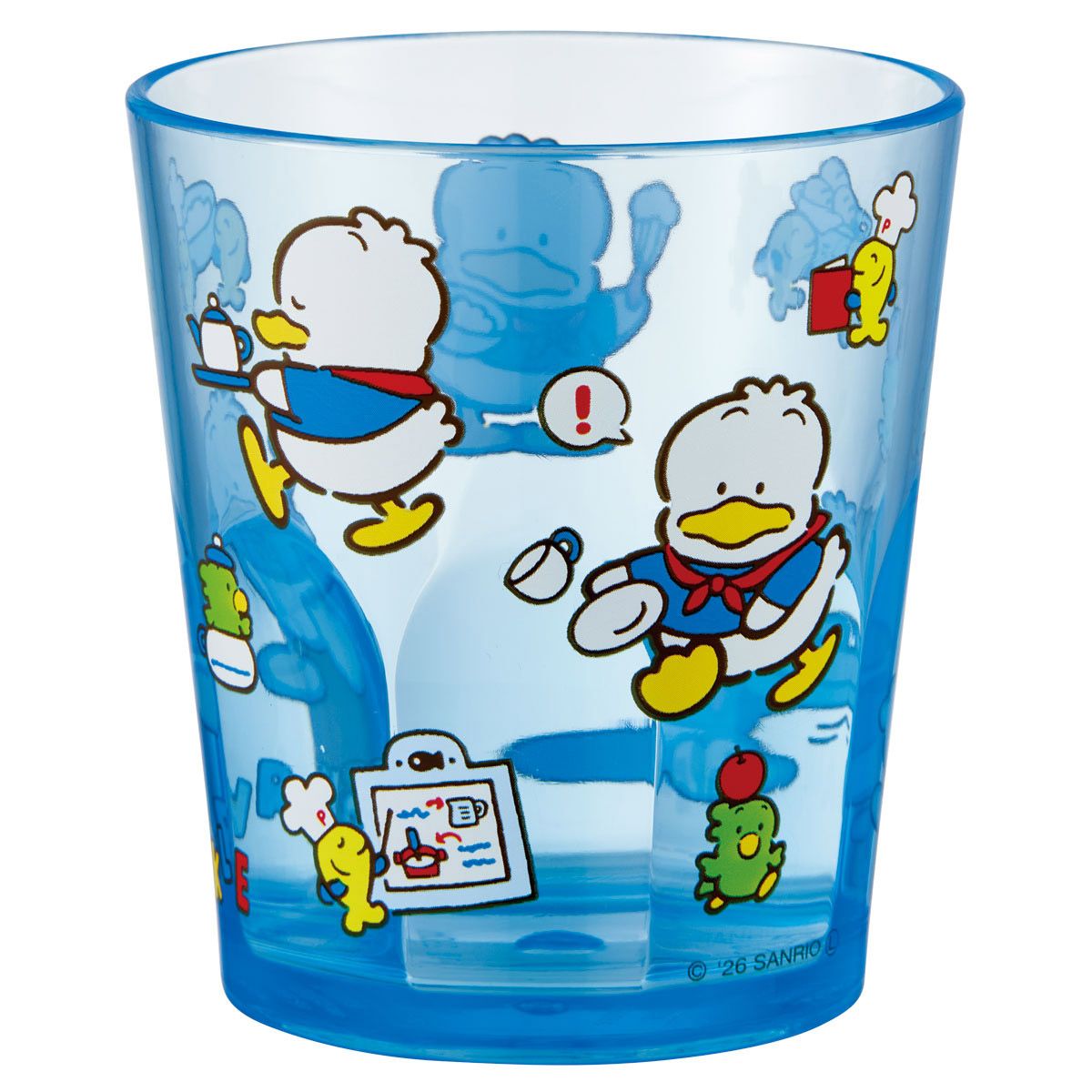 スケーター アクリル コップ 割れにくい 280ml プラスチック 子供 キッズ キャラクター skater KSA4J あひるのペックル グッズ サンリオ Sanrio【透明 クリア アクリルコップ 洗面所 タンブラー】