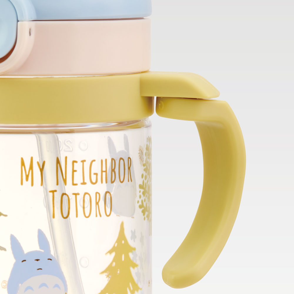 折りたたみ ストローマグ ベビーマグ 両手ハンドル KSHW1N スケーター となりのトトロ totoro スタジオジブリ 女性 レディース【ストローマグ ハンドル付き 飲み方練習 おでかけ 外出 水分補給 かわいい】