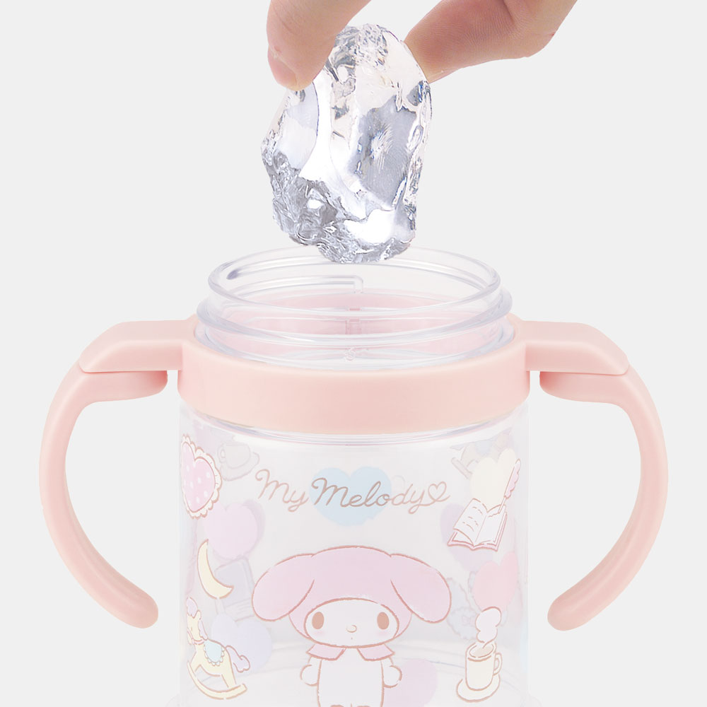 折りたたみ ストローマグ 260ml ベビーマグ ベビー ストロー マグ 両手 子供 1歳 skater スケーター KSHW1N マイメロディ マイメロ サンリオ 女の子 女子【キャラクター ストローコップ ハンドル コンパクト】