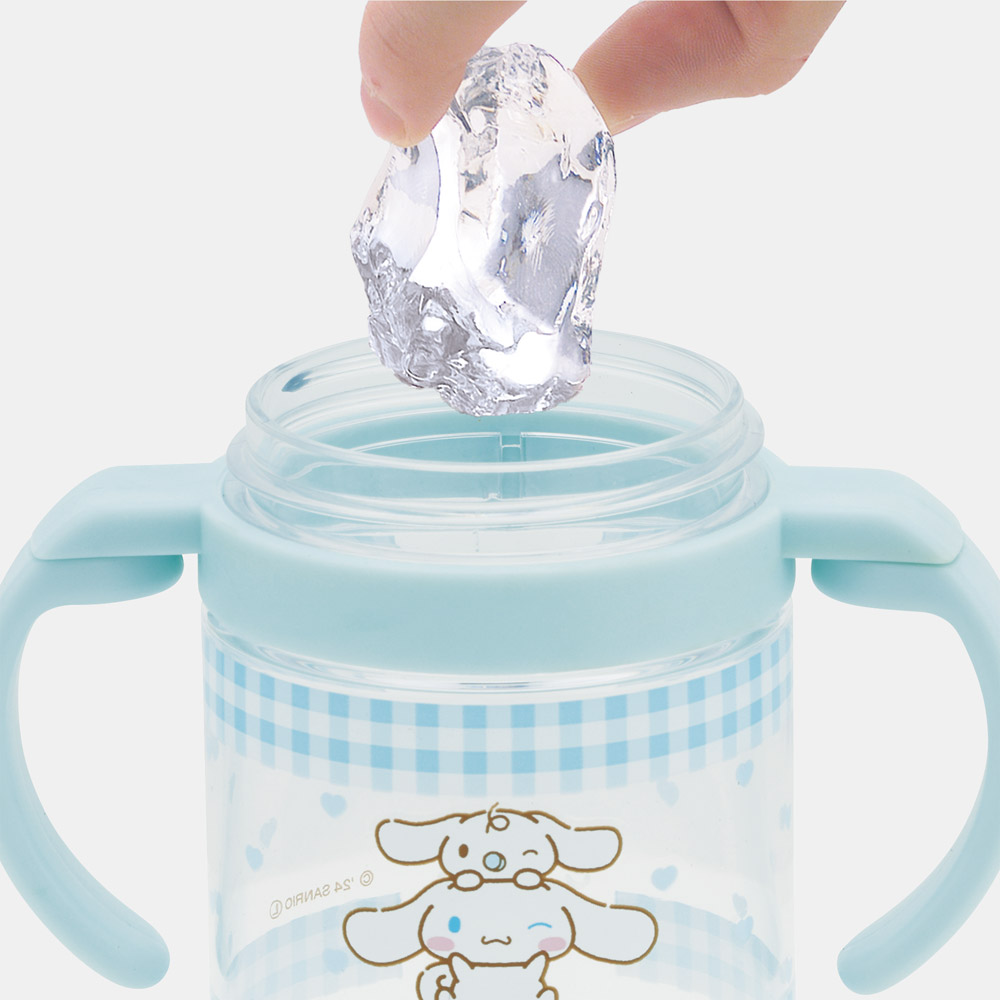 折りたたみ ストローマグ 260ml ベビーマグ ベビー ストロー マグ 両手 子供 1歳 skater スケーター KSHW1N シナモロール シナモン サンリオ 女の子 女子【キャラクター ストローコップ ハンドル コンパクト】