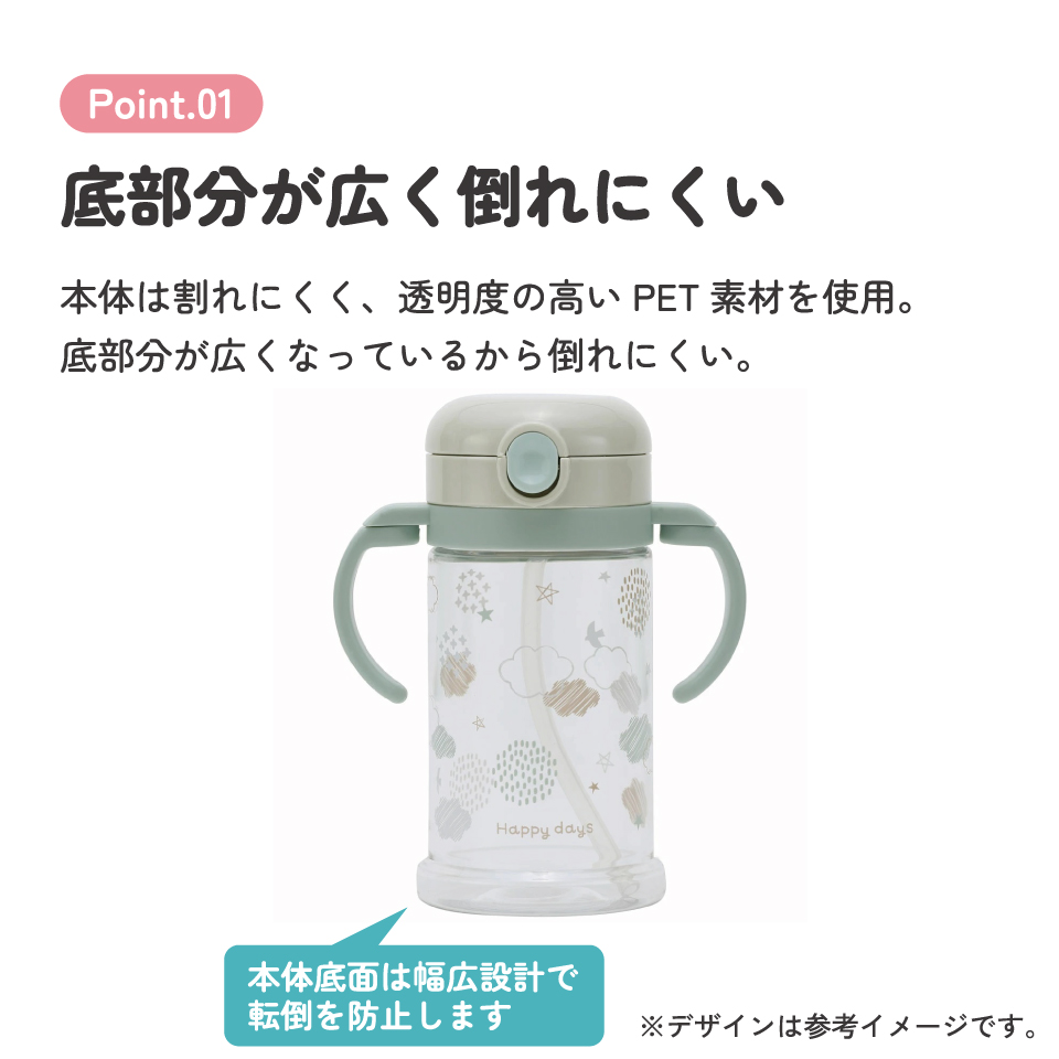 2WAYストローマグ 370ml ＨａｐｐｙＤａｙｓ／KSHW2N_4973307578144