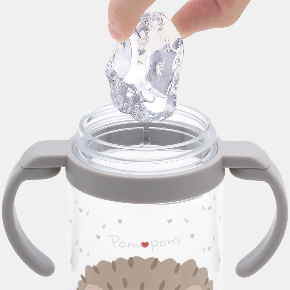 2WAYストローマグ 370ml Pompon’sハリネズミ/KSHW2N_4973307662249