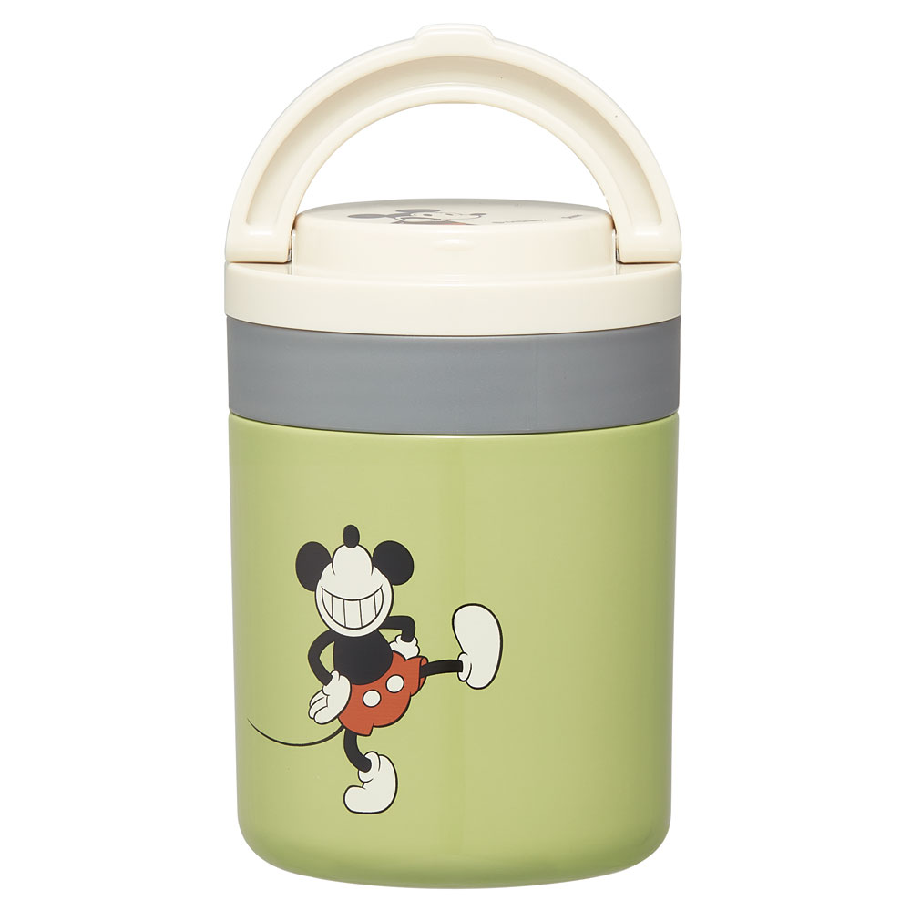 折りたたみ ハンドル付き 保温 保冷 デリカポット スープジャー お弁当 ランチ スープ ジャー スケーター skater LJFO3AG ミッキーマウス ミッキー Mickey 男の子 女の子