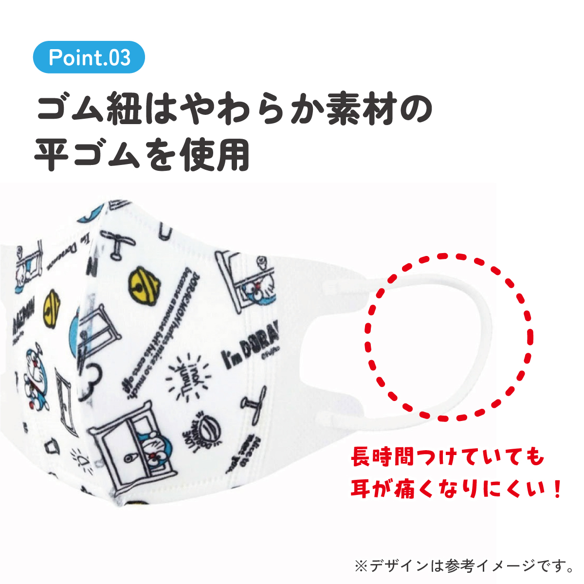 子供立体マスク Sサイズ/7枚入りドラえもん/MSKB1N_4973307626241