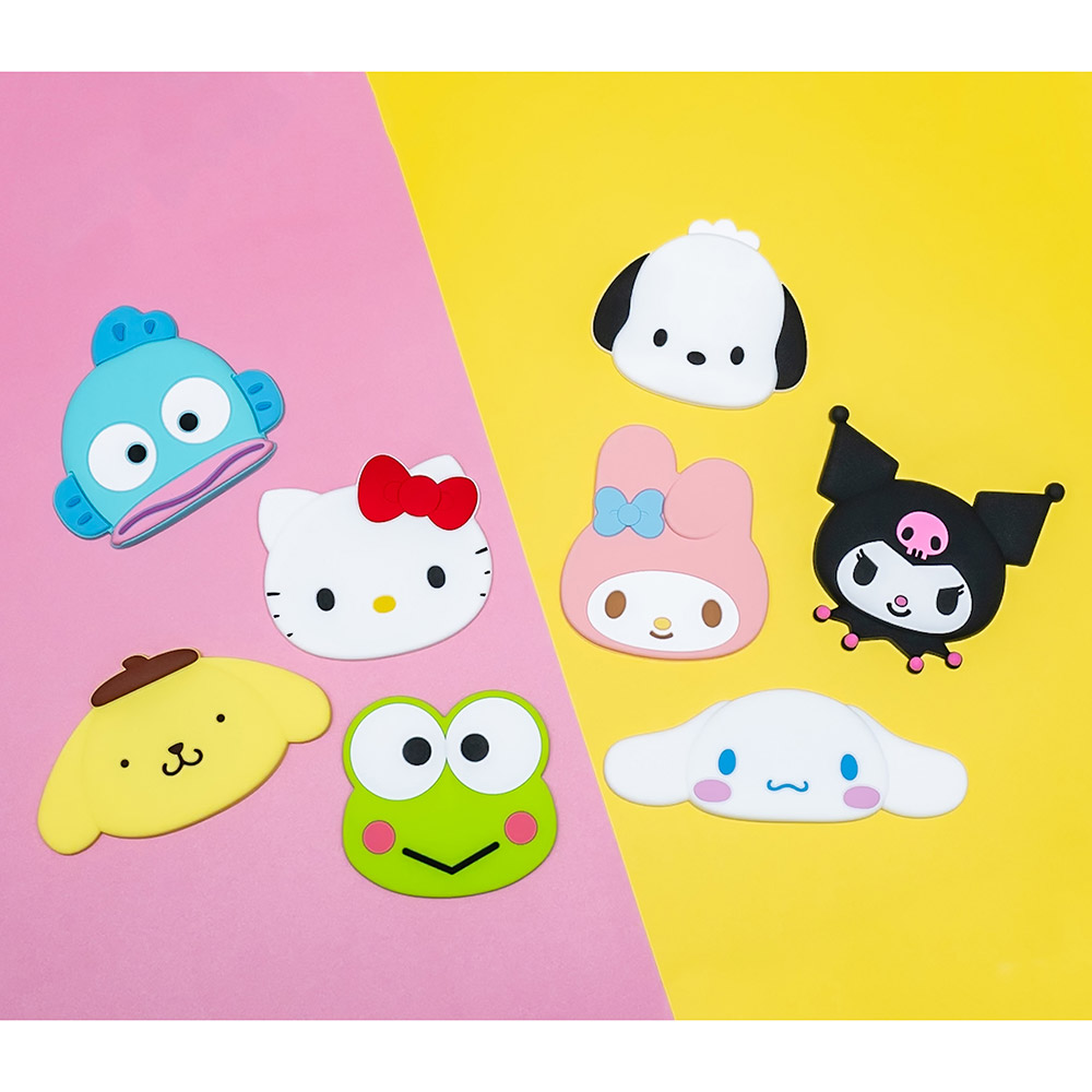 【メール便対象品】 スケーター キャラクター ダイカット シリコンミラー 鏡 ミラー 可愛い 携帯 メイク直し 身だしなみ skater MSR1 ハローキティ キティちゃん サンリオ 女の子【手鏡 ハンドミラー 手のひらサイズ メイク きれい かわいい】
