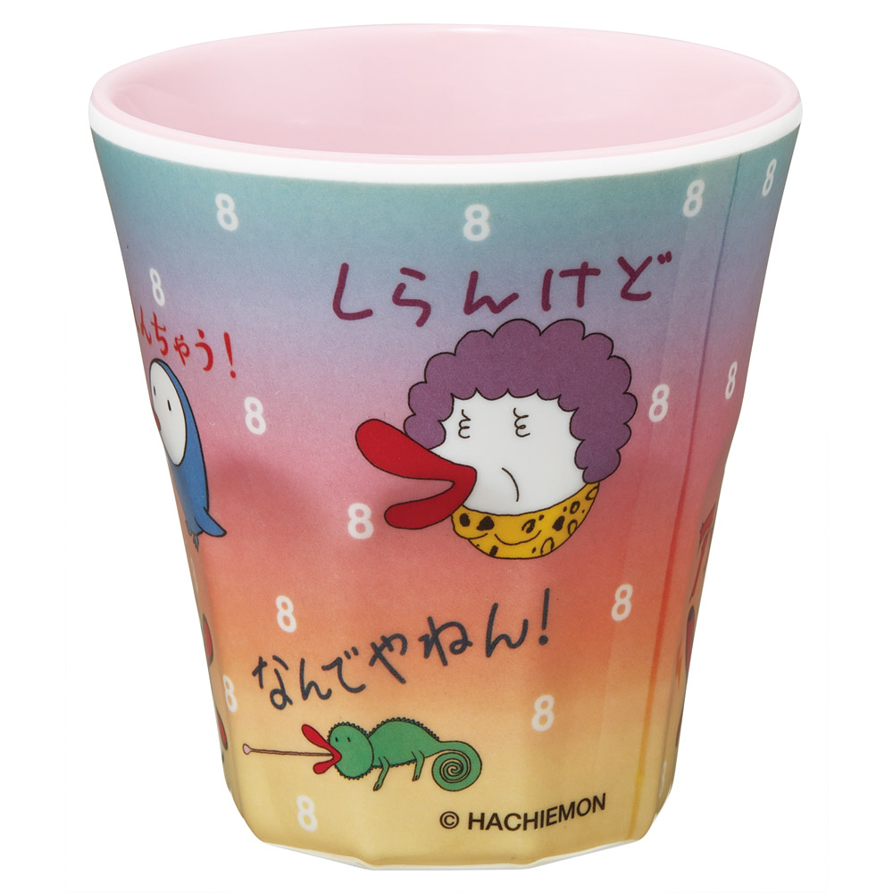 メラミンタンブラー 270ml ハチエモン スタンプ／MTB2_4973307503191