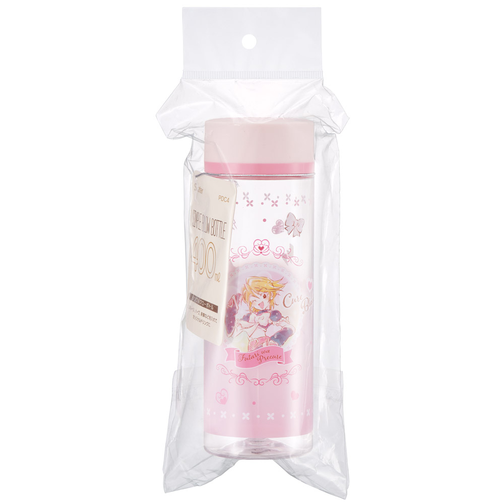 スケーター 水筒 ミニ サイズ プラスチック 400ml 大人 直飲み ボトル かわいい skater PDC4 ふたりはプリキュア キュアブラック プリキュア グッズ【軽量 キッズ おしゃれ クリア マイボトル クリアボトル 洗いやすい】