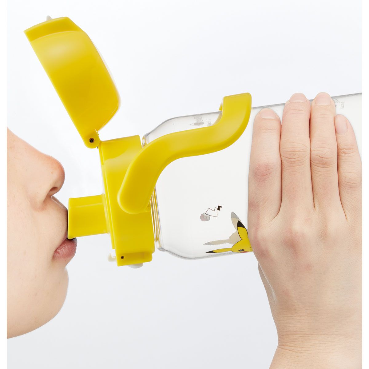スケーター ドリンク マーカー ボトル 1L タイムマーカー 付き 目盛り 水筒 キャラクター skater PDMK10 ポケットモンスター ポケモン ピカチュウ フェイス 25【タイムマーカーウォーターボトル ウォーターボトル マグ】