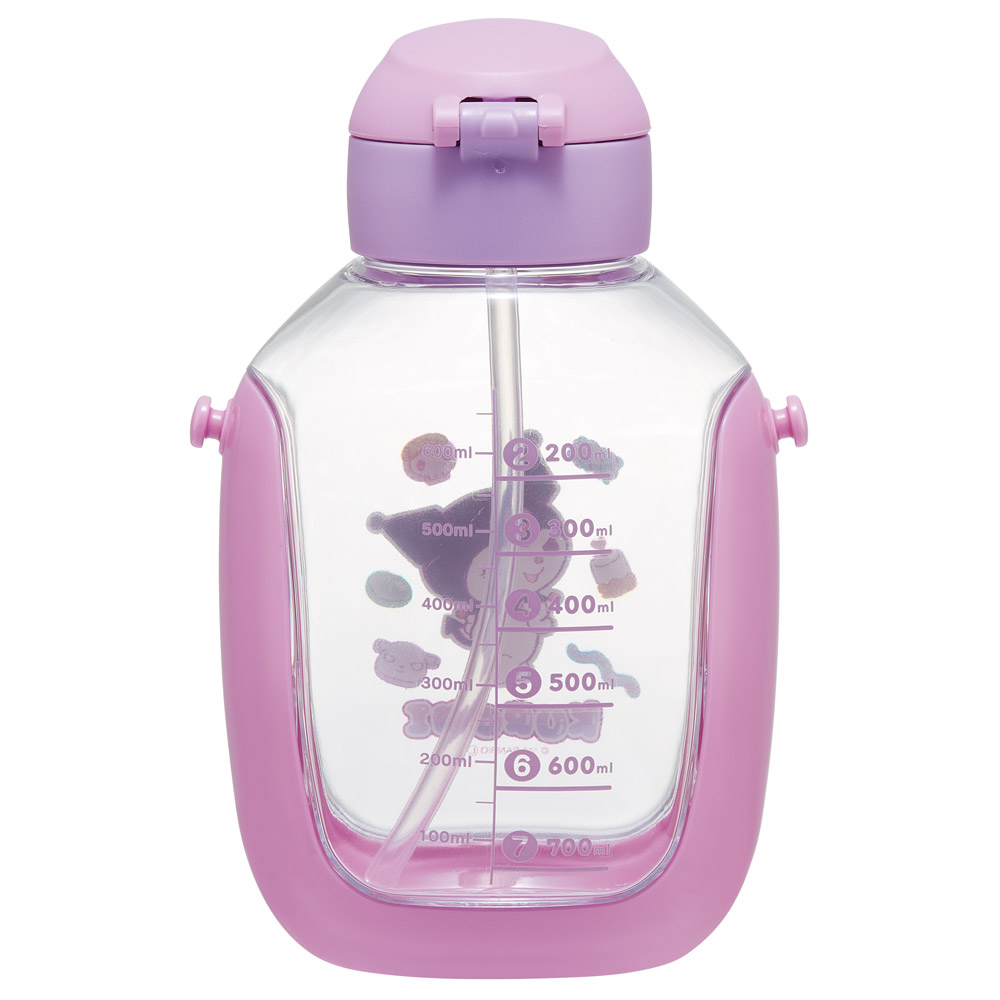 【送料無料】ワンプッシュ ストロー ボトル 水筒 780ml キッズ 子供 キャラクター かわいい スケーター skater PDSH8DX クロミ クロミちゃん サンリオ 女の子 女子
