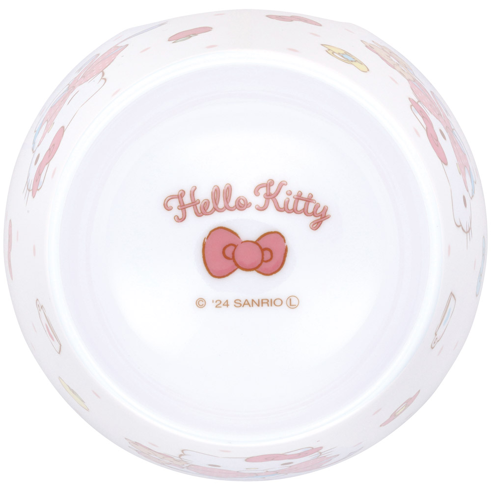 メラミン製 フード ボウル ペット 食器 エサ 犬 わんちゃん メラミン キャラクター スケーター skater PMFB1 キティ ハローキティ キティちゃん 女の子【いぬ 餌 エサ 皿 ワンちゃん】