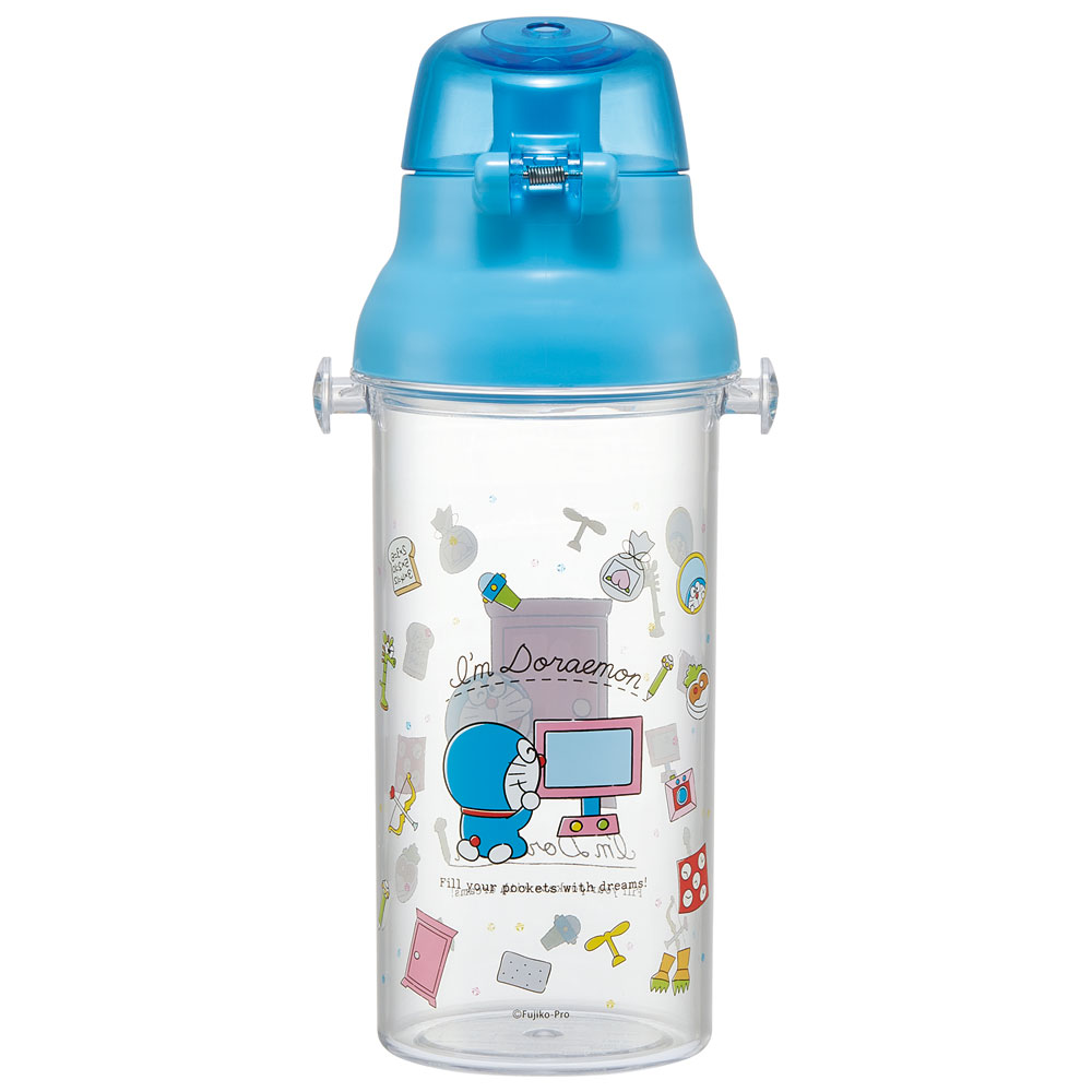 食洗機対応プラクリアボトル 480ml ドラえもん ラインデザイン/PSB5TR_4973307662447