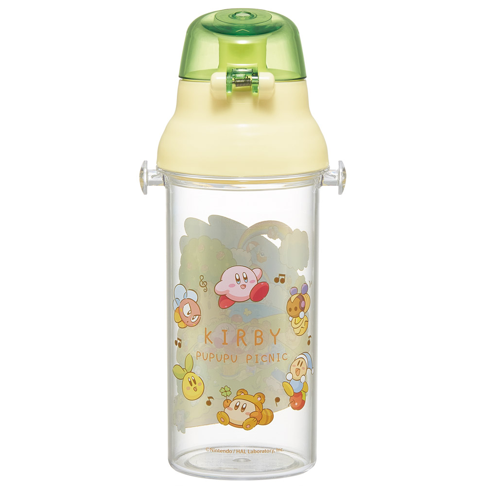 食洗機対応プラクリアボトル 480ml 星のカービィ　ピクニック／PSB5TR_4973307681516