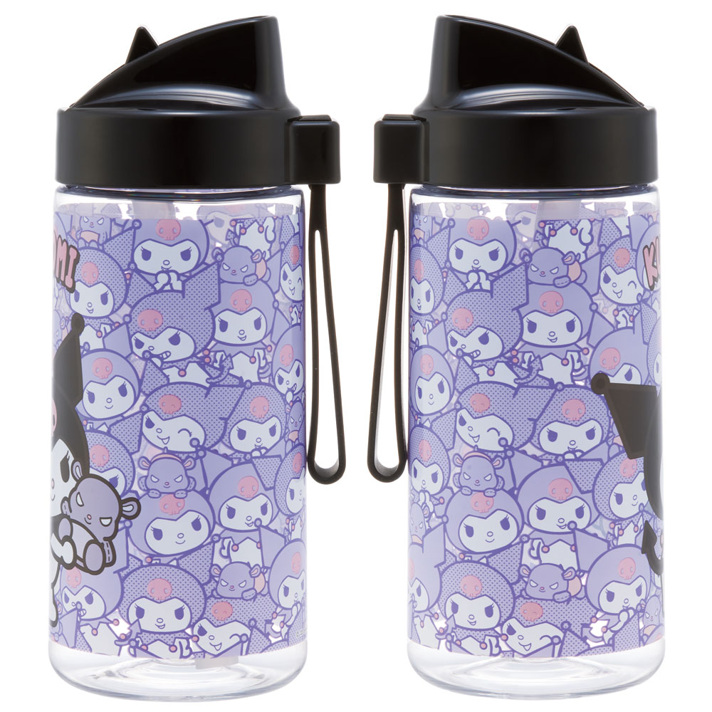 ストロー ボトル 水筒 500ml スパウト型 プラスチック クリア キッズ 子供 スケーター skater PSTB5 クロミ クロミちゃん サンリオ 女の子 女子