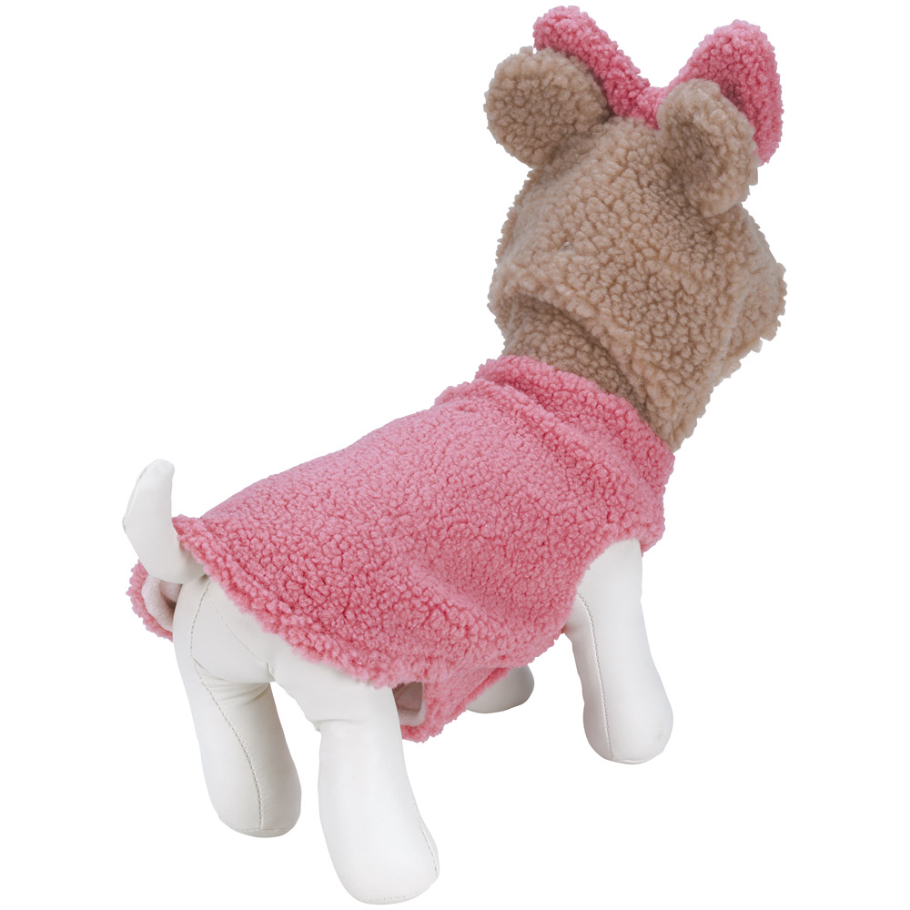 ボアタンク なりきり フード付き Mサイズ 犬 ペット 服 衣装 キャラクター skater スケーター PTFB2 ミニーマウス ミニー Minnie ディズニー 女の子【着ぐるみ SNS 映え コスプレ 仮装 ペット いぬ かわいい】
