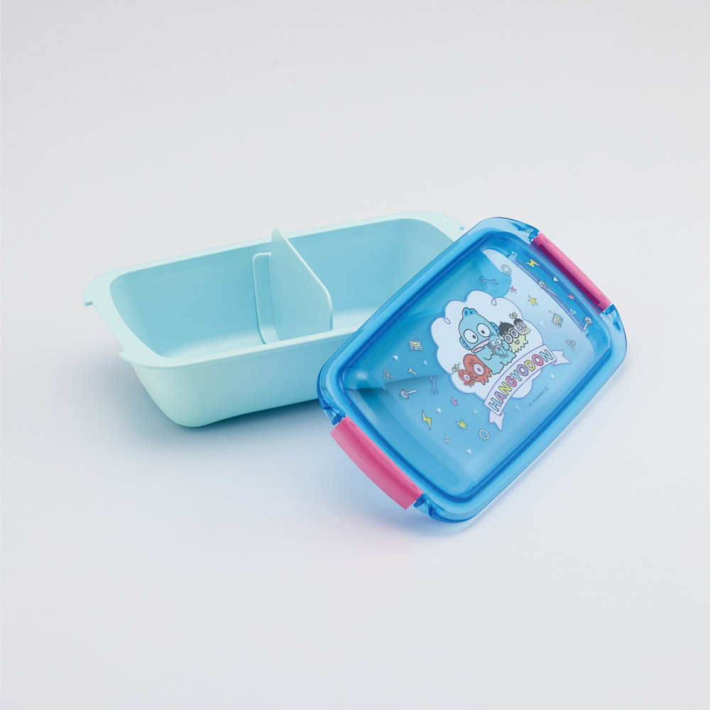 スケーター 洗いやすい弁当箱 パッキン溝の幅が広い ふわっと お弁当箱 530ml 1段 弁当 skater PTLB6B はんぎょどん ハンギョドン 男の子 女の子【子供 大人 バイオマス ランチボックス レンジ 食洗機 対応】