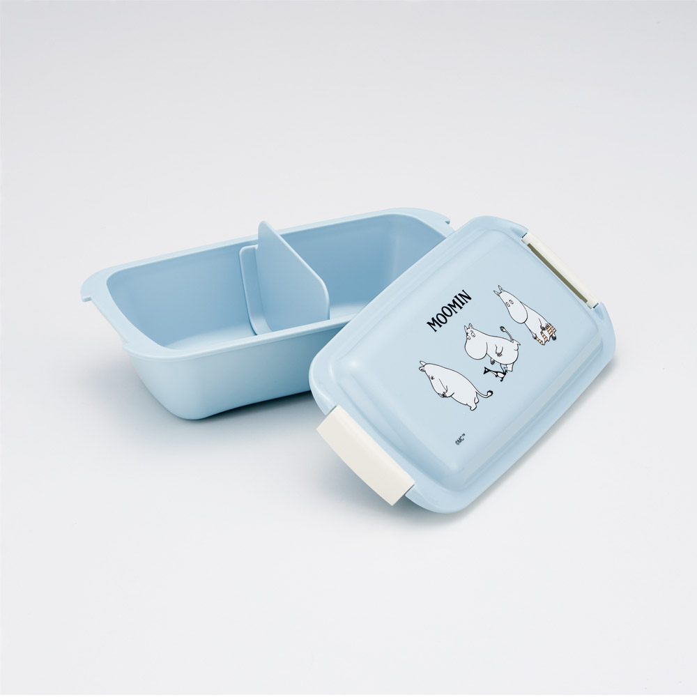 スケーター 洗いやすい弁当箱 パッキン溝の幅が広い ふわっと お弁当箱 530ml 1段 弁当 skater PTLB6B ムーミン ユニークフェイス Moomin 女性【子供 大人 バイオマス ランチボックス レンジ 食洗機 対応】