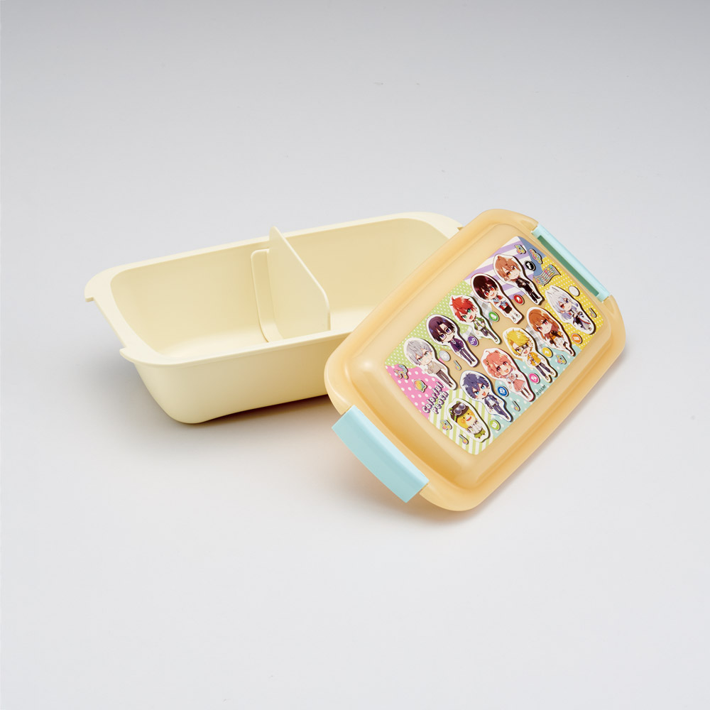 スケーター 洗いやすい弁当箱 パッキン溝の幅が広い ふわっと お弁当箱 530ml 1段 弁当 skater PTLB6B カラフルピーチ 26年 からふるピーチ 女の子 男の子【子供 大人 バイオマス ランチボックス レンジ 食洗機 対応】
