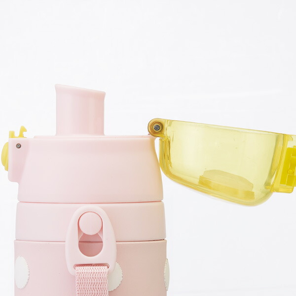 立体プリント 水筒 キッズ ワンタッチ 直飲み ステンレス 480ml おしゃれ かわいい スケーター SDPV5