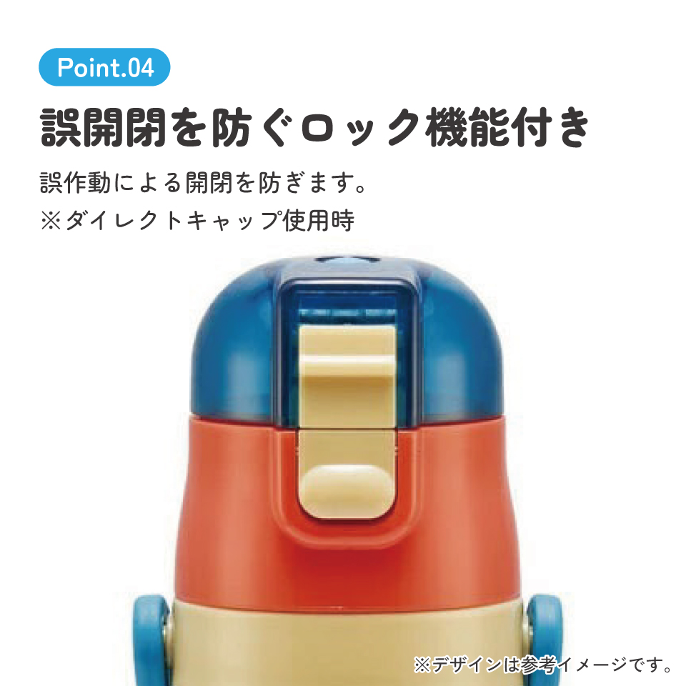【送料無料】超軽量2WAYステンレスボトル 470ml/430mlはたらくクルマ／SKDC4_4973307600067