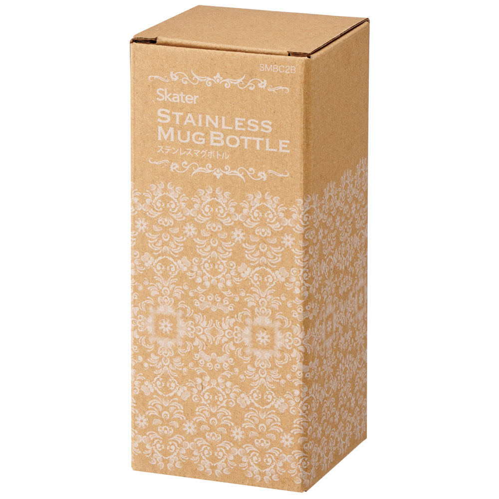 ステンレス マグ ボトル 200ml 水筒 軽量 コンパクト 保温 保冷 ステンボトル skater スケーター SMBC2B 天平文様 夢幻 濃青 和柄 男性 女性 メンズ レディース