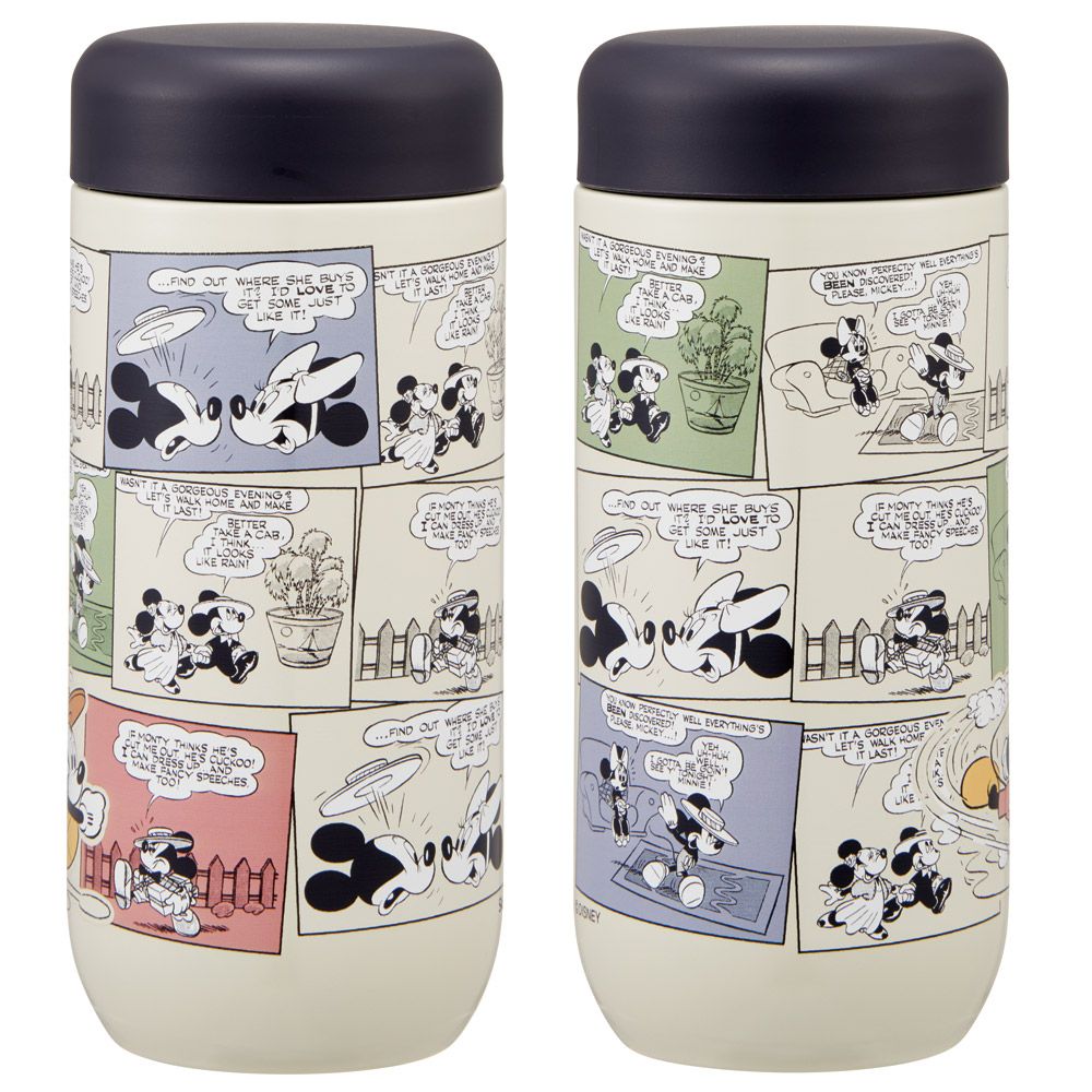スケーター 水筒 ステンレス マグ ボトル 330ml 保温 保冷 コロンとした かわいい フォルム skater SMGD4 ミッキーマウス ミッキー Mickey コミック【丸み おしゃれ マグボトル 子供 大人】