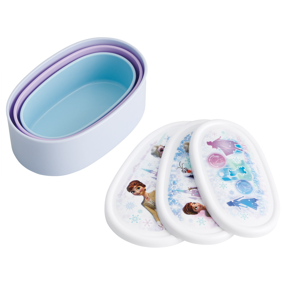 スケーター シール容器 3P キャラクター 保存 容器 セット 3個セット キッズ 可愛い skater SRS3S アナと雪の女王 26年 アナ雪 ディズニー 女の子 女子【3個セット 幼稚園 保育園 子供 子ども 弁当 ランチ】