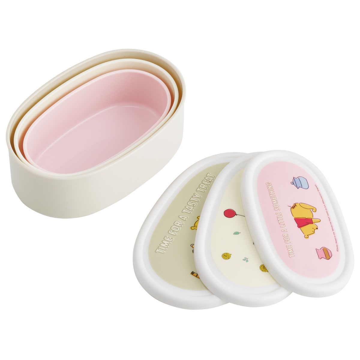 スケーター シール容器 3P キャラクター 保存 容器 セット 3個セット キッズ 可愛い skater SRS3S くまのプーさん プーさん Pooh ハチミツカフェ【3個 セット 幼稚園 保育園 子供 子ども 弁当 ランチ】