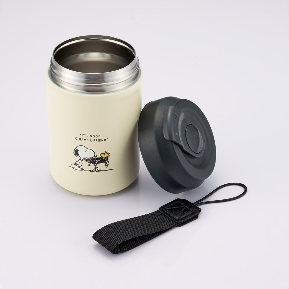 【送料無料】イージー マグ ボトル 水筒 380ml 保温 保冷 ステンレス ワンプッシュ スケーター skater STEM4 スヌーピー SNOOPY ピーナッツ 女性 レディース