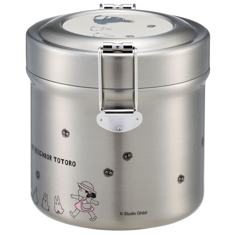 【送料無料】抗菌真空ステンレスランチジャー 600ml/2段となりのトトロ(行進)/STLB1AG_4973307647932/スケーター